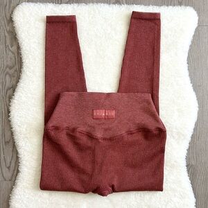 Balance Athletica Rust Orange Seamless Athletic Leggings